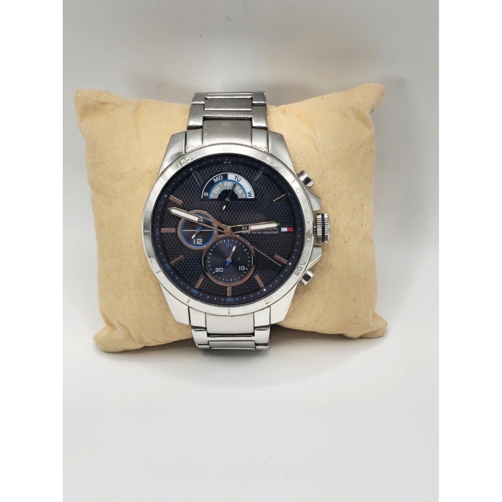 Tommy Hilfiger Men S Stainless Steel Chronograph Watch 1791348 46mm